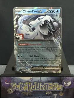 Pokemon Card Chien-Pao ex 061/193 Prize Pack Series Play! Stamped Near Mint - Image 1
