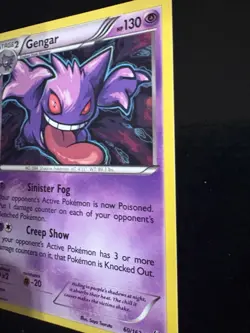 Pokemon Gengar TCG Reverse Holo Rare Card XY Breakthrough 60/162 NM-LP - Image 3