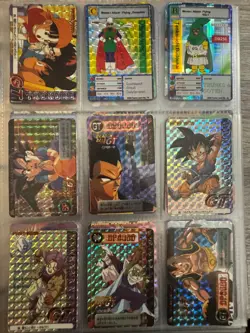 Huge Dragon Ball Z/GT Mixed 150+ Card Lot Vintage Amada, Bandai, Hero Cardass - Image 1