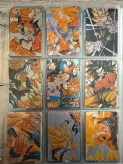 Huge Dragon Ball Z/GT Mixed 150+ Card Lot Vintage Amada, Bandai, Hero Cardass - Image 4