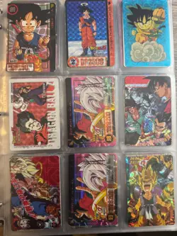 Huge Dragon Ball Z/GT Mixed 150+ Card Lot Vintage Amada, Bandai, Hero Cardass - Image 5