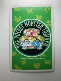 Slowbro Pokemon Playing Poker Card Green Venusaur Deck Nintendo Japanese F/S - Image 4