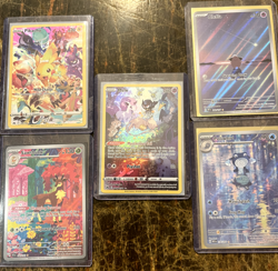 Pokemon Cards IR (Illustration Rare) lot - 5 cards pack fresh - Image 1