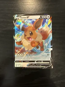 Eevee V - 108/159 - Crown Zenith - NM Pokemon Card TCG - Image 1