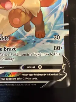 Eevee V - 108/159 - Crown Zenith - NM Pokemon Card TCG - Image 3