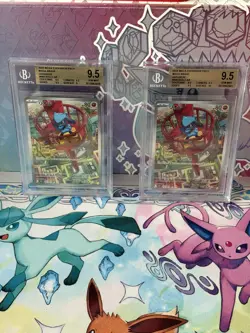 Pokemon Card Riolu AR 068/063 M1L Mega Brave Japanese - BGS 9.5 - GM Graded - Image 1