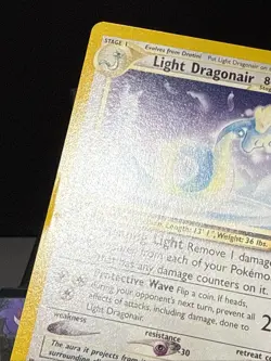 Pokemon Card Light Dragonair 22/105 1st Edition Neo Destiny Set Played - Image 3