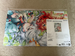 Gundam Card Game Suletta And Miorine Playmat with promo - Image 1