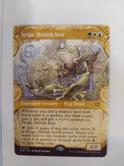 Helga, Skittish Seer (Showcase) Bloomburrow Regular - Image 1