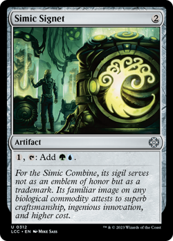 Simic Signet #312 | Near Mint | The Lost Caverns of Ixalan Commander Magic MTG - Image 1