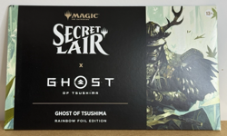 Secret Lair x Ghost of Tsushima Rainbow Foil Edition MTG x Playstation SEALED - Image 1