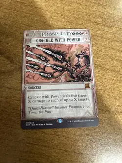 Crackle with Power Outlaws of Thunder Junction: Breaking News Regular NM-M - Image 1