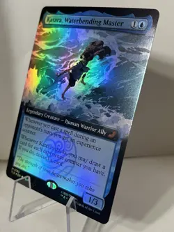 1x - Katara, Waterbending Master - FOIL EXTENDED ART - Avatar: Eternal - NM MTG - Image 3