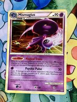 Pokemon TCG: Mismagius #5/95 - Heart Gold/Soul Silver Unleashed - Rare Holo - MP - Image 1