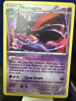 Pokemon TCG Mismagius BREAKthrough 66/162 Holo Holo Rare LP - Image 1