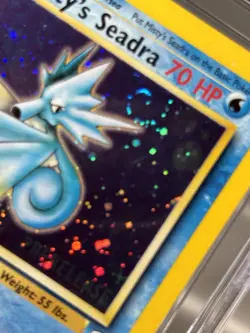 Misty's Seadra (Prerelease) 009/132 Wotc Promo Pokemon CGC 8.5 NM/MINT+ w/SWIRL - Image 4