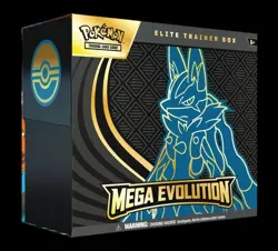 Pokemon TCG Mega Evolutions Elite Trainer Box Lucario Art New Sealed ETB - Image 1
