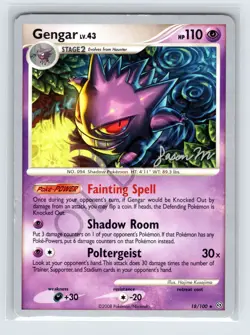 Gengar - 2009 (Jason Martinez) 18/100 World Championship Decks INDENT / Damaged - Image 1