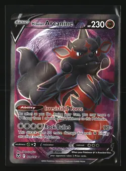 Pokemon HISUIAN ARCANINE V 179/195 Full Art (2022 Silver Tempest) NM/Near Mint - Image 1