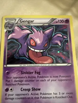 Pokemon TCG Gengar Holo Rare 60/162 XY Breakthrough - Image 3