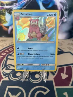 Slowbro Holo Rare 43/214 Pokemon TCG Sun & Moon Unbroken Bonds Holo Rare - Image 1
