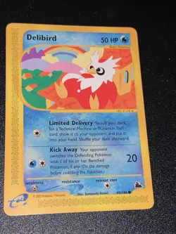 Pokemon Delibird Skyridge 49/144 LP/NM Wotc Vintage Collection - Image 2
