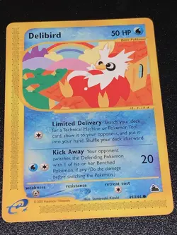 Pokemon Delibird Skyridge 49/144 LP/NM Wotc Vintage Collection - Image 4