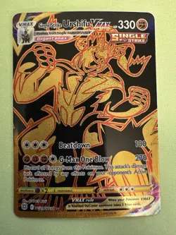 Pokemon TCG: Brilliant Stars Single Strike Urshifu VMAX TG29/TG30 Secret Rare NM - Image 5