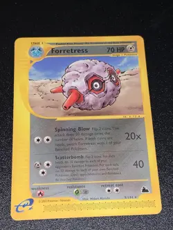 Pokemon Forretress Skyridge 9/144 LP/NM Rare! Wotc Vintage Collection - Image 1