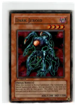 Yu-Gi-Oh! Dark Jeroid Rare PGD-056 Heavily Played 1st Edition - Image 1