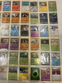 113 Card Lot Of Random Pokemon cards in sheets Found In a Storage Unit - Rare - Image 5