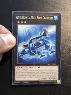 Yu-Gi-Oh! RARE CARD SUPER QUANTAL MECH BEAST GRAMPULSE WIRA-EN034 1ST NM/VLP - Image 3