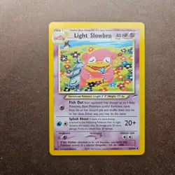 Light Slowbro 51/105 Pokemon Neo Destiny Uncommon Card - LP - Image 1