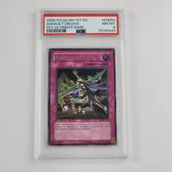 Yugioh 2005 Assault On GHQ 1st Ed. FET-EN056 Ultimate Rare PSA 8 NM-MT Card Vtg - Image 1