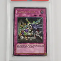 Yugioh 2005 Assault On GHQ 1st Ed. FET-EN056 Ultimate Rare PSA 8 NM-MT Card Vtg - Image 4