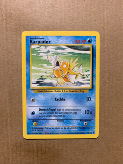 GERMAN Magikarp 35/102 Base Set - Common Pokemon Card - LP - Image 1