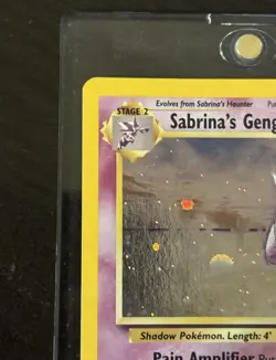 Pokemon TCG Sabrina's Gengar Holo Rare Card 14/132 Gym Heroes - Image 5