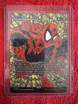 Magic The Gathering Spiderman Borderless Arachnogenesis #0031 - Image 1