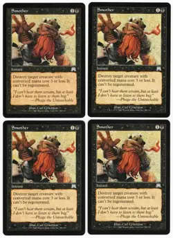 Onslaught MTG Playset Smother Magic - Image 1