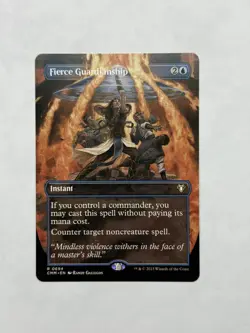 Fierce Guardianship 694 Borderless Commander Masters Set P r o x y High Quality - Image 1