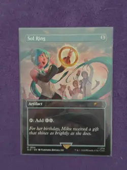 Sol Ring - Secret Lair x Hatsune Miku - English Non-Foil - Near Mint MTG - Image 1
