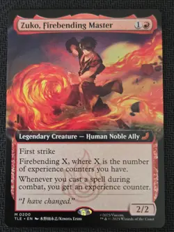 MTG Magic The Gathering -Zuko, Firebending Master -M 0200 -NM -Extended! 👀 - Image 1