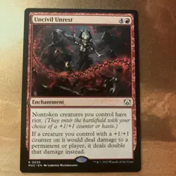 Uncivil Unrest - Commander March of the Machine Regular MTG NM - Image 1
