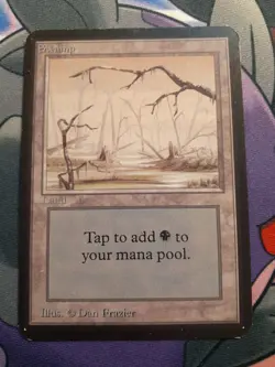 (LP/See Pics) Swamp - High Branch - MTG: Alpha - Image 1