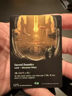 Sacred Foundry (Borderless) Edge of Eternities Regular 282 NM - Image 1