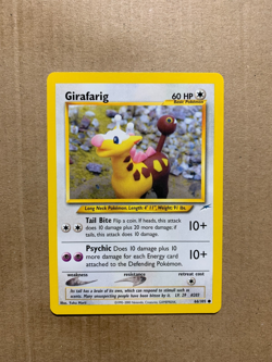 Girafarig 66/105 Neo Destiny - Common Pokemon Card - NM/Mint - Image 1