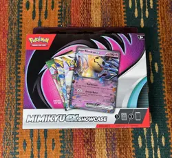 Pokemon TCG Mimikyu EX Showcase Box Promo Card 3 Booster Pack Sealed Brand New - Image 1