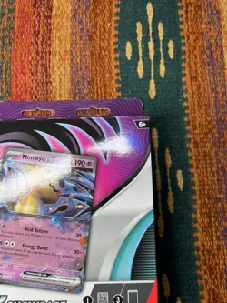 Pokemon TCG Mimikyu EX Showcase Box Promo Card 3 Booster Pack Sealed Brand New - Image 3