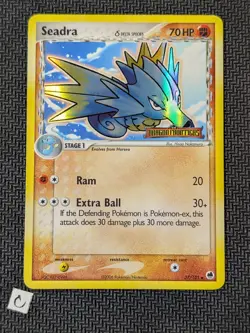 Seadra (Delta Species) 37/101 - Dragon Frontiers Stamped Reverse Holo Pokemon NM - Image 1