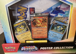 Pokemon Prismatic Evolutions Poster Collection Sealed Full Display Case Lot Of 6 - Image 1
